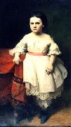 Johann Koler Portrait of the Daughter of Nikolai Petrovitsch Semjonov oil on canvas